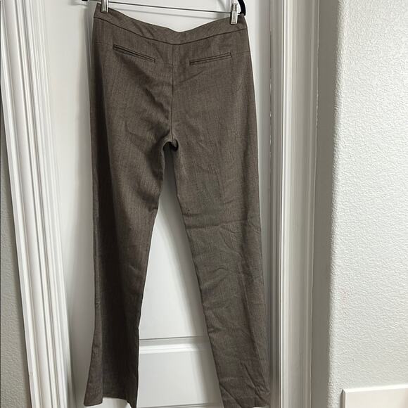 BCBG Herringbone Wide-Leg Trousers | Size 6 | Business Casual - Picture 3 of 5
